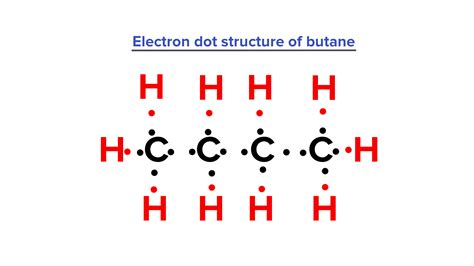 electron dot structure of butane